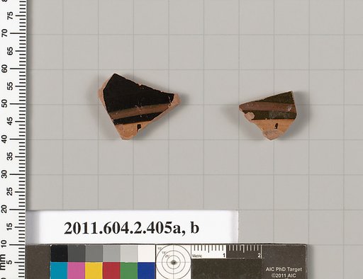 Terracotta fragments of a column-krater (bowl for mixing wine and water)