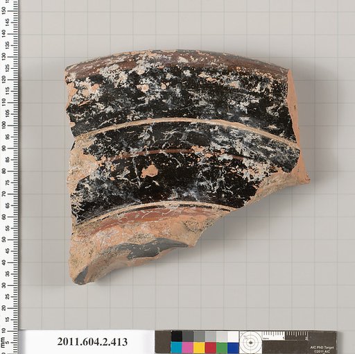Terracotta fragment of a column-krater (bowl for mixing wine and water)