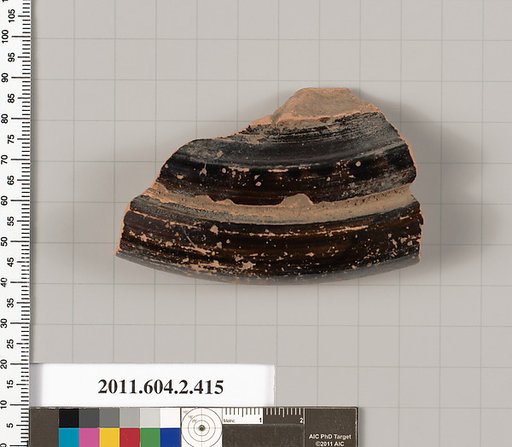 Terracotta fragment of a column-krater (bowl for mixing wine and water)