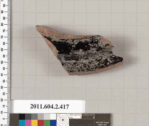 Terracotta fragment of a column-krater (bowl for mixing wine and water)