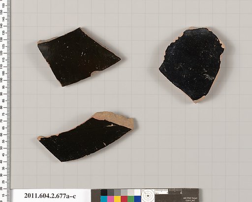 Terracotta fragments of column-kraters (bowls for mixing wine and water)