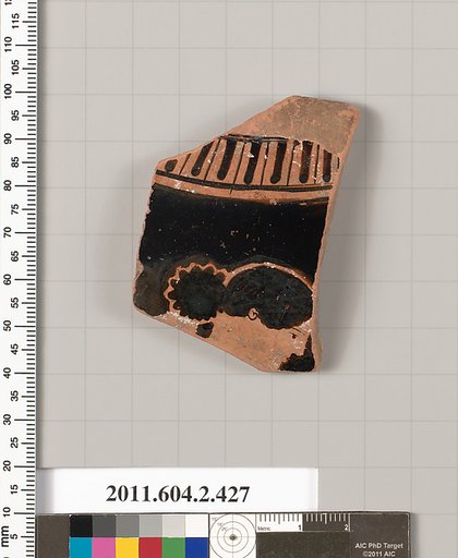 Terracotta fragment of a column-krater (bowl for mixing wine and water)