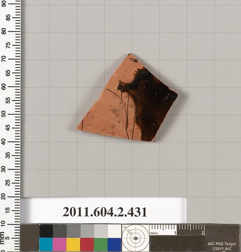 Terracotta fragment of a column-krater (bowl for mixing wine and water)