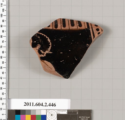 Terracotta fragment of a column-krater (bowl for mixing wine and water)