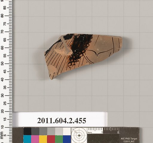 Terracotta fragment of a column-krater (bowl for mixing wine and water)