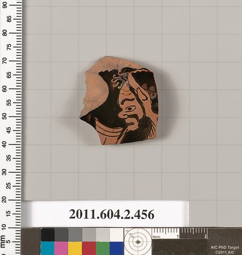 Terracotta fragment of a column-krater (bowl for mixing wine and water)