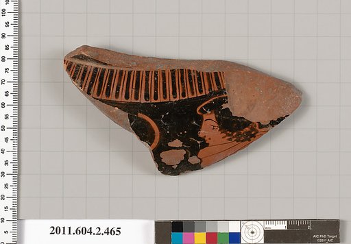Terracotta fragment of a column-krater (bowl for mixing wine and water)