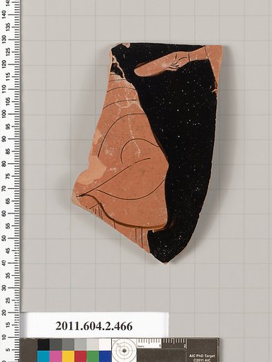 Terracotta fragment of a column-krater (bowl for mixing wine and water)