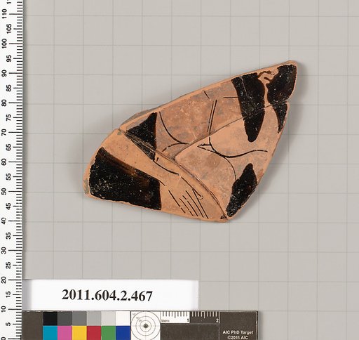 Terracotta fragment of a column-krater (bowl for mixing wine and water)