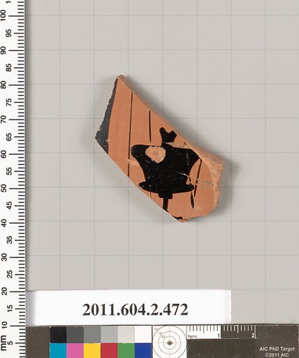 Terracotta fragment of a column-krater (bowl for mixing wine and water)