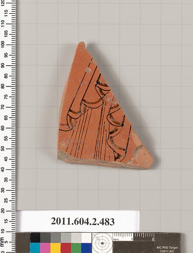 Terracotta fragment of a column-krater (bowl for mixing wine and water)