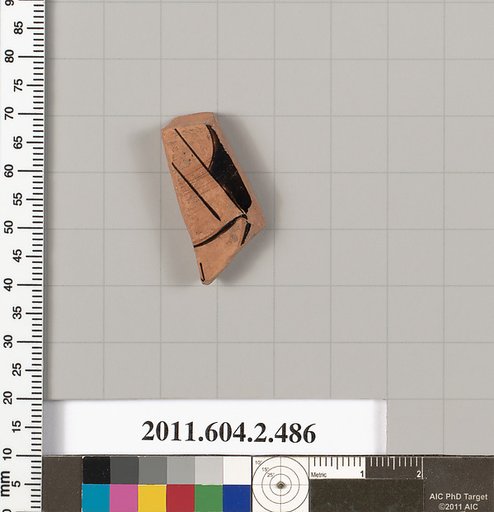 Terracotta fragment of a column-krater (bowl for mixing wine and water)