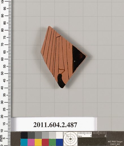 Terracotta fragment of a column-krater (bowl for mixing wine and water)