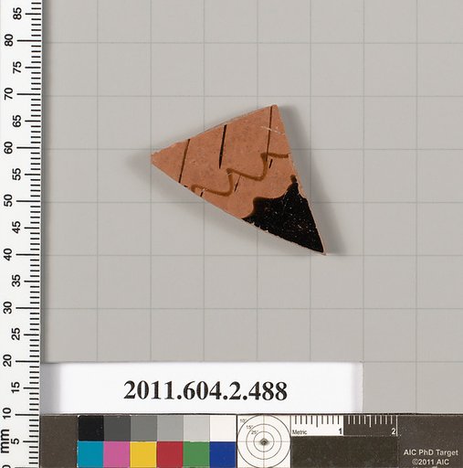 Terracotta fragment of a column-krater (bowl for mixing wine and water)