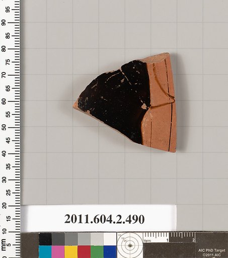 Terracotta fragment of a column-krater (bowl for mixing wine and water)