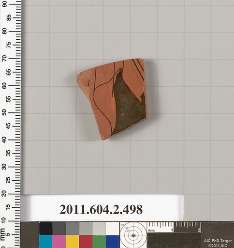 Terracotta fragment of a column-krater (bowl for mixing wine and water)