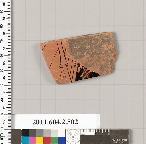 Terracotta fragment of a column-krater (bowl for mixing wine and water)