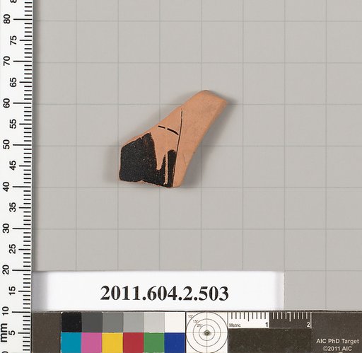 Terracotta fragment of a column-krater (bowl for mixing wine and water)