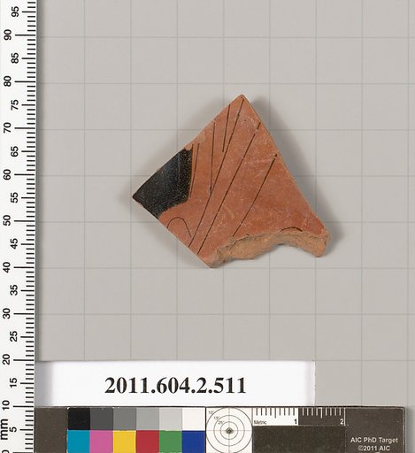 Terracotta fragment of a column-krater (bowl for mixing wine and water)