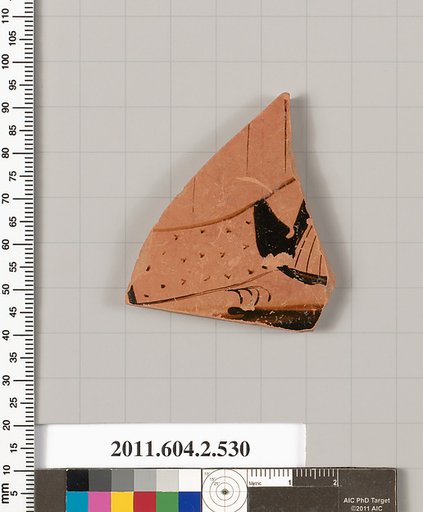 Terracotta fragment of a column-krater (bowl for mixing wine and water)