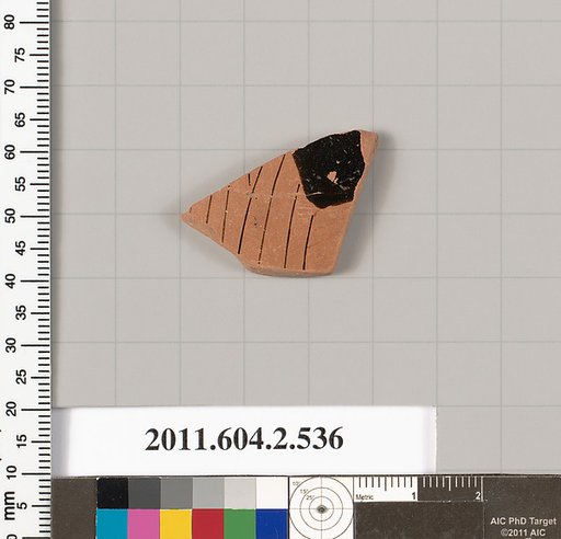 Terracotta fragment of a column-krater (bowl for mixing wine and water)