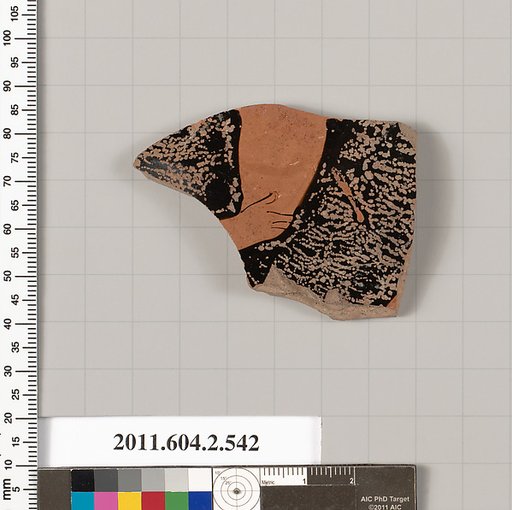 Terracotta fragment of a column-krater (bowl for mixing wine and water)