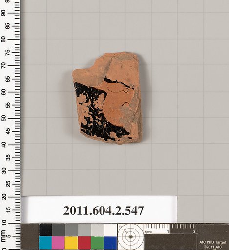 Terracotta fragment of a column-krater (bowl for mixing wine and water)
