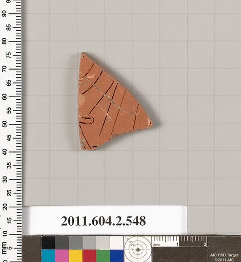 Terracotta fragment of a column-krater (bowl for mixing wine and water)