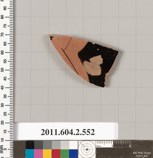 Terracotta fragment of a column-krater (bowl for mixing wine and water)