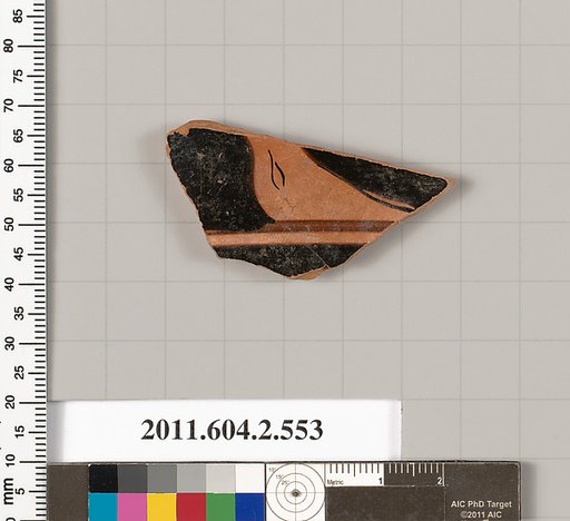 Terracotta fragment of a column-krater (bowl for mixing wine and water)