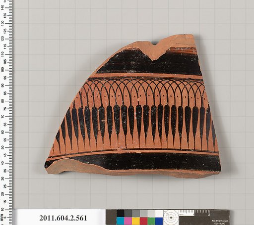Terracotta fragment of a column-krater (bowl for mixing wine and water)