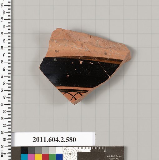 Terracotta fragment of a column-krater (bowl for mixing wine and water)