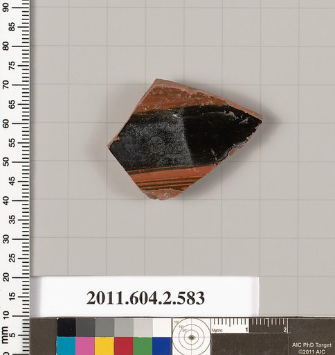 Terracotta fragment of a column-krater (bowl for mixing wine and water)
