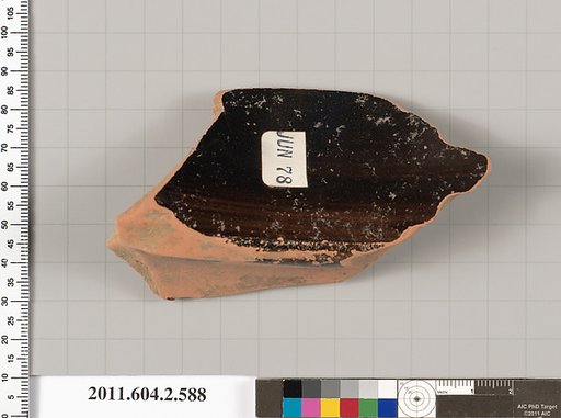 Terracotta fragment of a column-krater (bowl for mixing wine and water)
