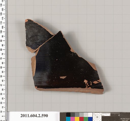 Terracotta fragment of a column-krater (bowl for mixing wine and water)