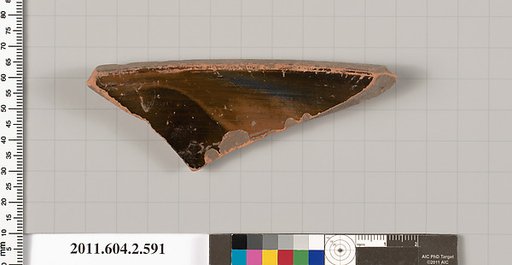 Terracotta fragment of a column-krater (bowl for mixing wine and water)