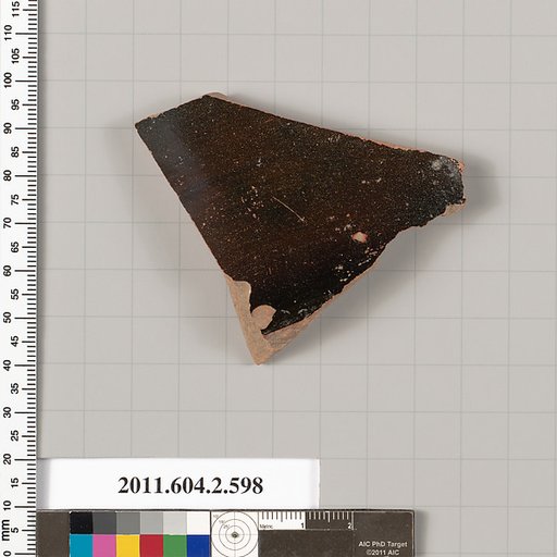 Terracotta fragment of a column-krater (bowl for mixing wine and water)