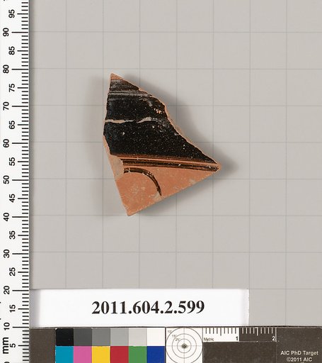 Terracotta fragment of a column-krater (bowl for mixing wine and water)