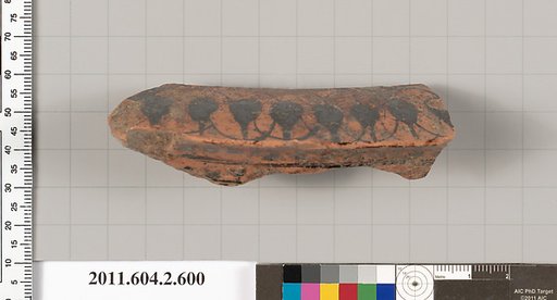 Terracotta fragment of a column-krater (bowl for mixing wine and water)