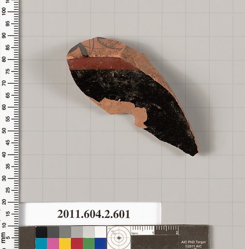 Terracotta fragment of a column-krater (bowl for mixing wine and water)