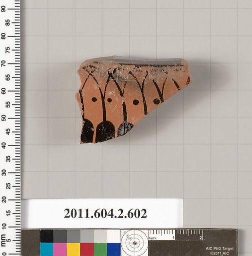 Terracotta fragment of a column-krater (bowl for mixing wine and water)