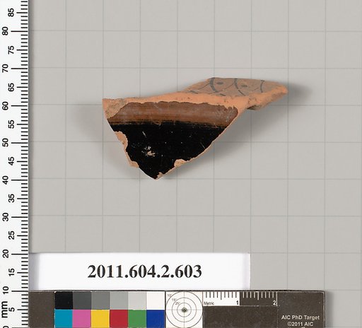 Terracotta fragment of a column-krater (bowl for mixing wine and water)