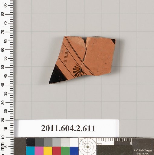 Terracotta fragment of a column-krater (bowl for mixing wine and water)
