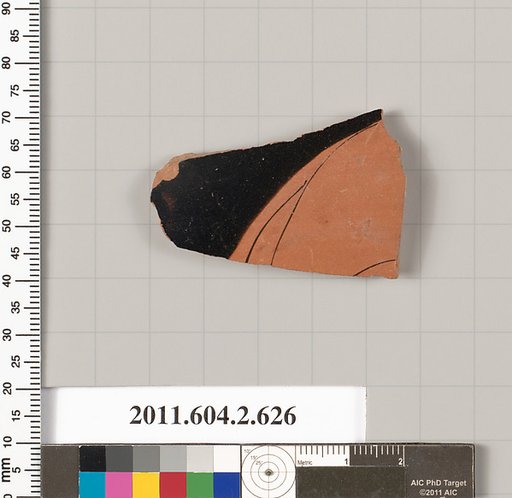 Terracotta fragment of a column-krater (bowl for mixing wine and water)