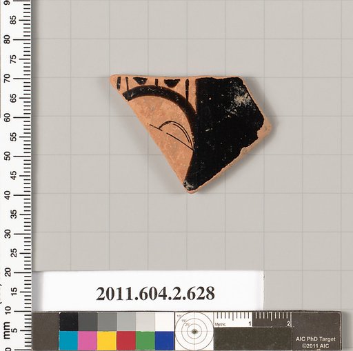Terracotta fragment of a column-krater (bowl for mixing wine and water)