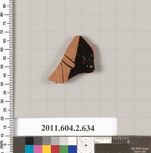 Terracotta fragment of a column-krater (bowl for mixing wine and water)