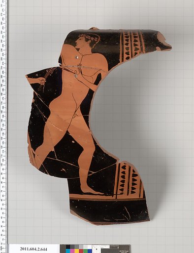Terracotta fragment of a column-krater (bowl for mixing wine and water)