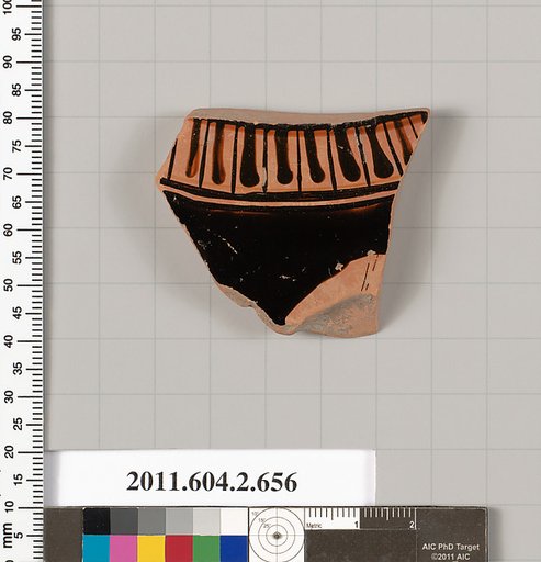 Terracotta fragment of a column-krater (bowl for mixing wine and water)