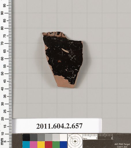 Terracotta fragment of a column-krater (bowl for mixing wine and water)