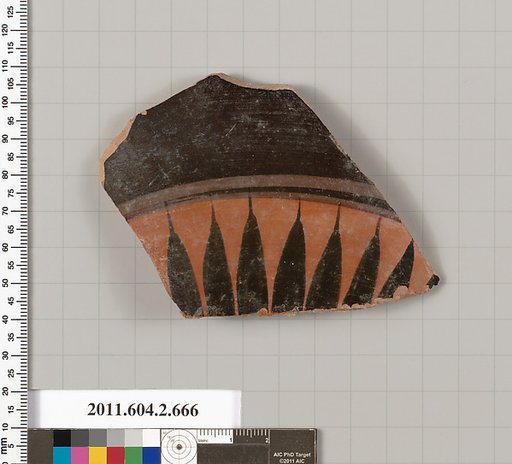 Terracotta fragment of a column-krater (bowl for mixing wine and water)